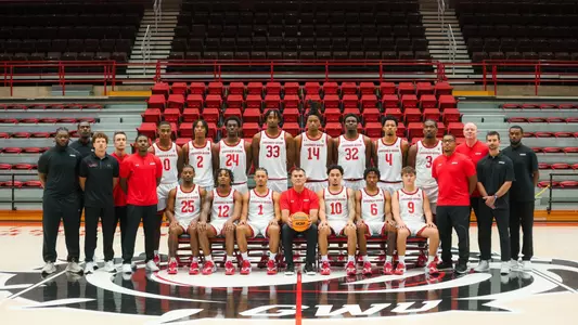 GWU Basketball Team Photo