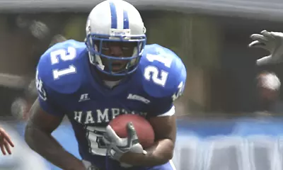Hampton walks over NC A&T, 48-14, behind Beverly’s career day Image