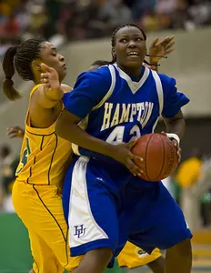 HU FRESHMAN PERRY HELPS HU SAIL PAST RIVAL NSU, 68-51 Image