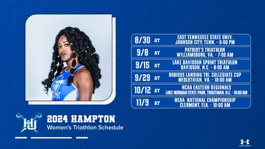 Women's Triathlon Schedule Graphic 2024