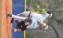 Kyle Kessler struck out two in an inning of work in game two