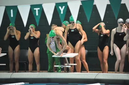 Nele Albers Dives in During the West Virginia Games