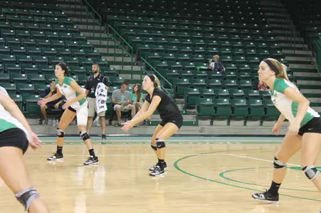 Sophomore Allie Kellerman recorded 11 digs