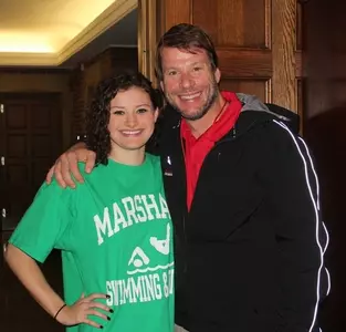 Maggie Stovall and Baylor School Head Coach, Dan Flack