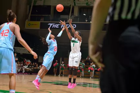 Scott contributed 21 points and 10 rebounds for her first career double-double.