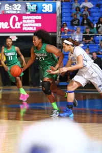 Sophomore Chelsey Romero is tied for third in C-USA with 1.7 blocks per game.