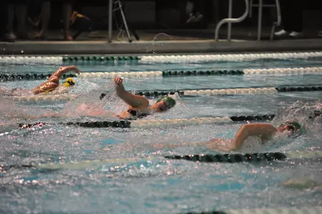 Lockyer led the Herd with a first place qualification in the 400 IM.