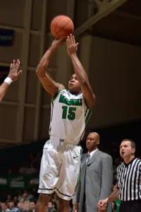 DeVince Boykins leads the Herd in three-point shooting percentage.