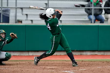 Sophomore Shaelynn Braxton was 4-for-7 on the day with three runs, two home runs and seven RBI.
