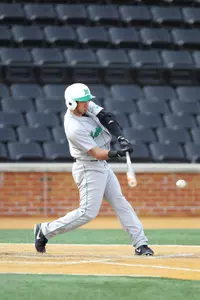 Junior Eric Escobedo was one of four Herd hits with a double to deep center