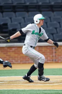 Freshman Corey Bird earned his first RBI of the season
