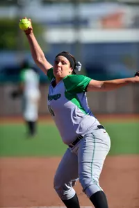 Freshman Lindsey Fadnek pitched her first complete game against South Alabama.