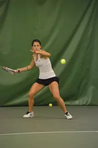 Despite winning the doubles point, Marshall dropped the dual match.