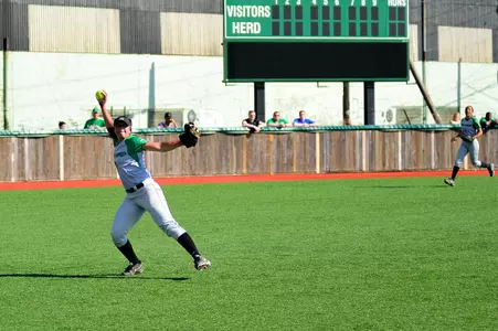 Junior Kristina Braxton was 2-for-4 on the day with three RBI and her first collegiate home run.