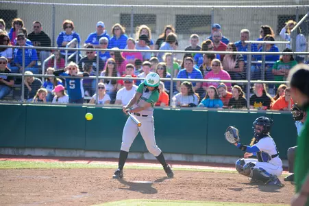 Junior Kristina Braxton has a 16-game on-base streak active