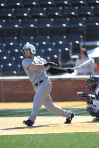 Junior Eric Escobedo extended his on-base and hitting streaks to seven Saturday