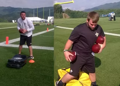 Heath Brown (left) and Keenan Meredith