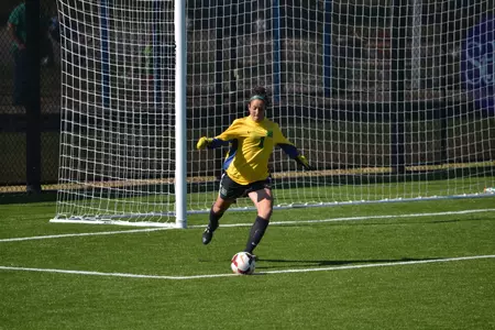 Goalkeeper Lizzie Kish (Boyertown, Pa.) has played every minute in goal for the Herd.