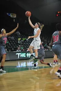 McKenzie Akers ranks second on the Herd with 1.5 3-pointers per game.