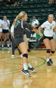 Junior Allie Kellerman has 1,035 digs in her Marshall career