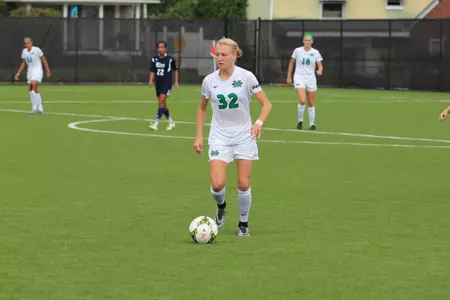 Simmons is tied with Lindsey Jayjack (1999-2002) for No. 3 in Marshall history with 18 career goals.