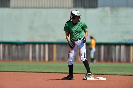 Senior Kaelynn Greene collected six hits and six stolen bases in the double header.