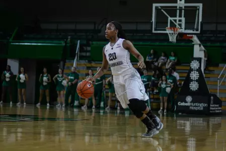 Senior Norrisha Victrum scored 15 points and grabbed 4 steals in the win over Rhode Island.