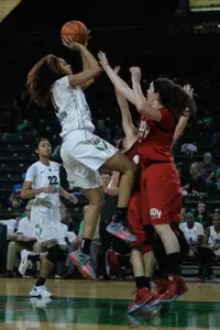 Talequia Hamilton was a perfect 6-6 from the field in the win over Cornell.