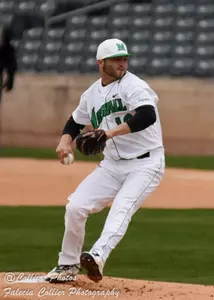 Senior Matt Margaritonda earned his first save of 2015