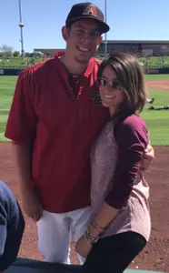 Blair and new fiance, former Herd golfer Caitlyn Morrone
