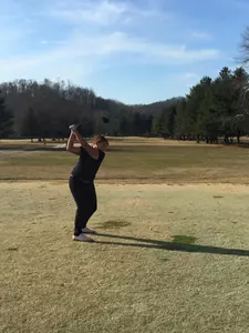 Huang bettered her career low round by six strokes.