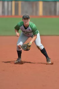 Senior Katalin Lucas recorded seven assists and two putouts for the Herd D.