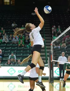 Junior Ally Kiekover had 11 kills and a .526 hit percentage