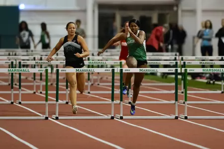 Bange earned the top finish for the Herd Saturday, eighth in the 60-meter hurdles.