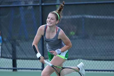 Maddie Silver won the No. 3 singles flight title at the CofC Classic.