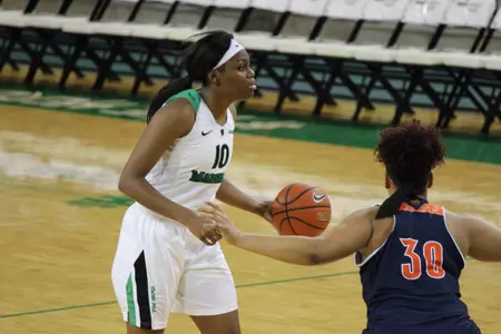 Freshman Ashley Saintigene leads the Herd with 16 blocked shots.