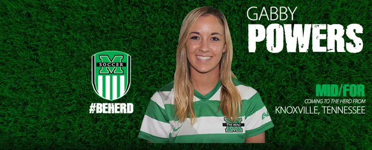Powers enrolled at Marshall in January and is eligible to play for the Herd starting this spring.