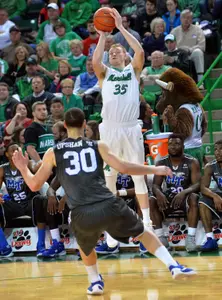 Austin Loop leads Conference USA with 55 made 3-pointers this season.
