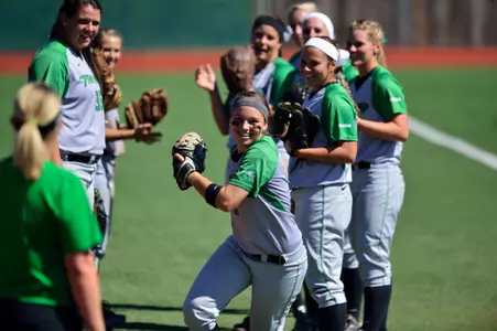 Emileigh Cooper after being announced at a home game in 2014.