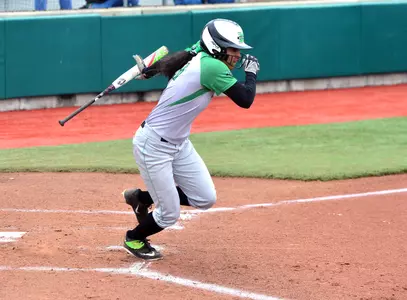 Senior Kaelynn Greene was 4-for-4 at the plate in game one.
