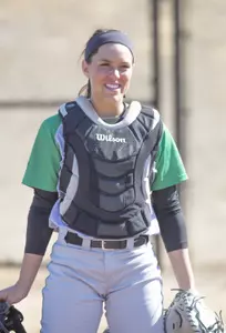 Freshman Hayden Ellis smacked her first career home run in the game one win.