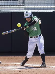 Senior Katalin Lucas went a combined 4-for-5 with a double and a home run in the doubleheader.