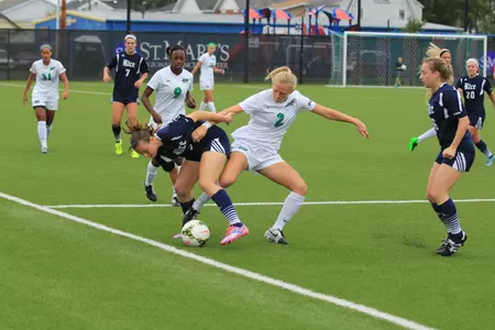 Sophomore Jayne Lawman scored her first goal of the season against IUPUI