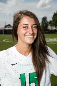 Freshman Jordan Sackaris scored her team leading sixth goal in the 1-1 draw at Southern Miss.
