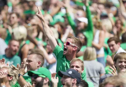 Marshall fans celebrate the win over Purdue in 2015.