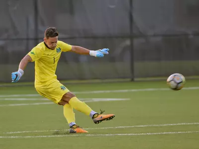 Junior goalkeeper Ben Martinez.