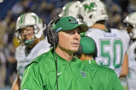 Marshall head coach Doc Holliday.