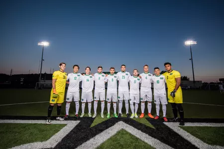The 2017 senior class (from left to right): Tatsuya Takeuchi, Myles Newhouse, Adi Dakwar, Dion Stergiotis, Cory Shimensky, Christian Kershaw, Jascha Glueckschalt, Brayan Lopez-Mendez and Nate Himes.