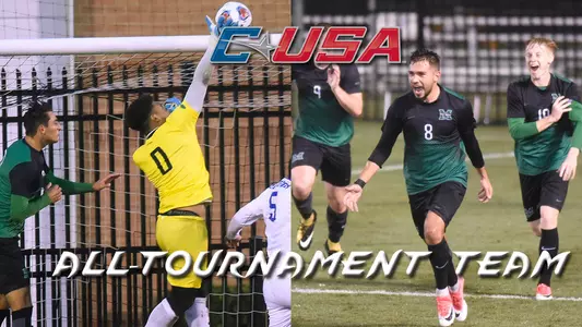 Nate Himes (left) and Dion Stergiotis (right) were named to the Conference USA All-Tournament Team.
