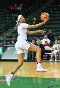 Redshirt senior Talequia Hamilton recorded her fourth double-double of the season with 17 points and 10 rebounds.